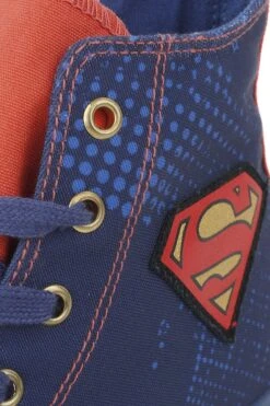 "Superman" Sneakers High Blue-red By Superman -Men Fashion Clothing Store 512573d