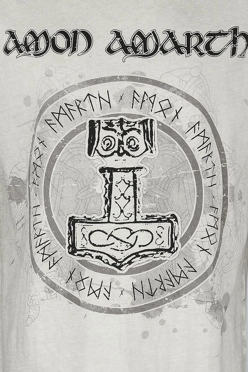 "EMP Signature Collection" T-Shirt Grey By Amon Amarth 5 "EMP Signature Collection" T-Shirt Grey By Amon Amarth - Image 3