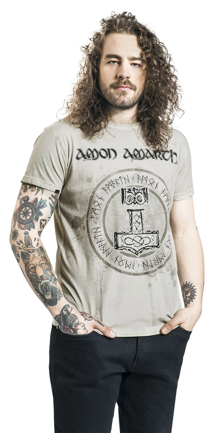 "EMP Signature Collection" T-Shirt Grey By Amon Amarth 6 "EMP Signature Collection" T-Shirt Grey By Amon Amarth - Image 4