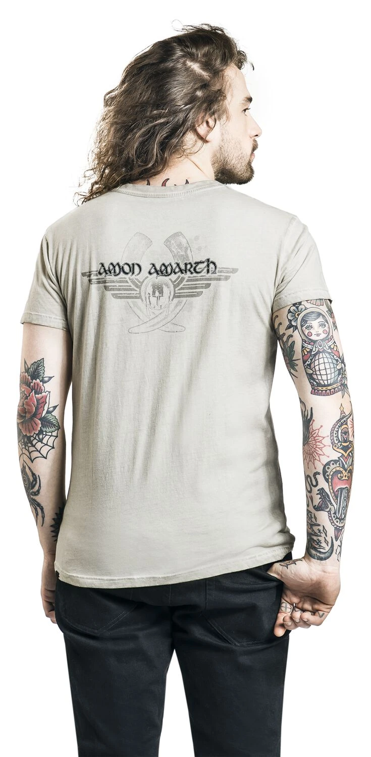 "EMP Signature Collection" T-Shirt Grey By Amon Amarth 7 "EMP Signature Collection" T-Shirt Grey By Amon Amarth - Image 5
