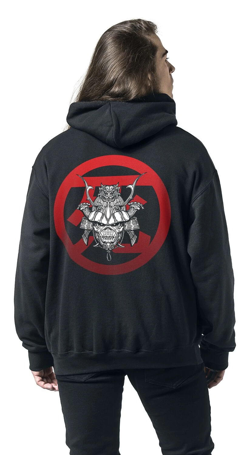 "Eddie Warrior" Hooded Sweater Black By Iron Maiden 7 "Eddie Warrior" Hooded Sweater Black By Iron Maiden - Image 5