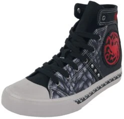 "Targaryen - Fire And Blood" Sneakers High Black By Game Of Thrones