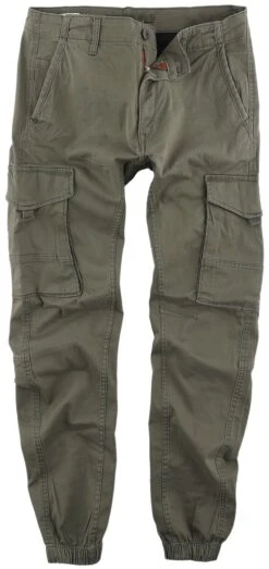 "JJIPAUL JJFLAKE AKM" Cargo Trousers Olive By Jack & Jones
