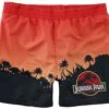 "Kids - Jurassic Park Logo And Skyline" Swim Shorts Multicolour By Jurassic Park -Men Fashion Clothing Store 514145a