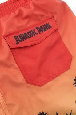 "Kids - Jurassic Park Logo And Skyline" Swim Shorts Multicolour By Jurassic Park -Men Fashion Clothing Store 514145d