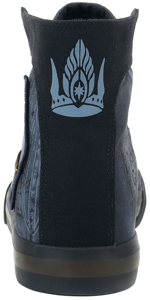 "Rohan Gondor Map" Sneakers High Blue By The Lord Of The Rings 4 "Rohan Gondor Map" Sneakers High Blue By The Lord Of The Rings - Image 2