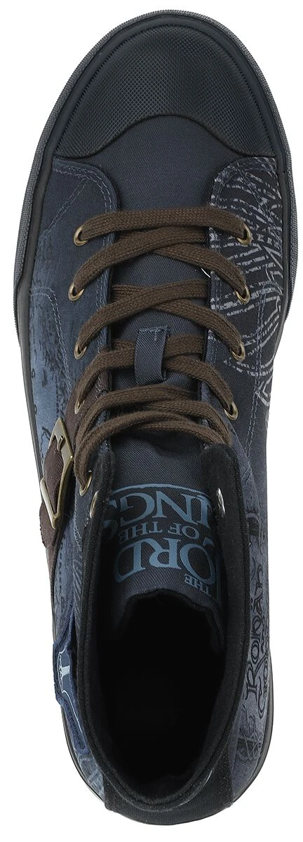 "Rohan Gondor Map" Sneakers High Blue By The Lord Of The Rings 7 "Rohan Gondor Map" Sneakers High Blue By The Lord Of The Rings - Image 5