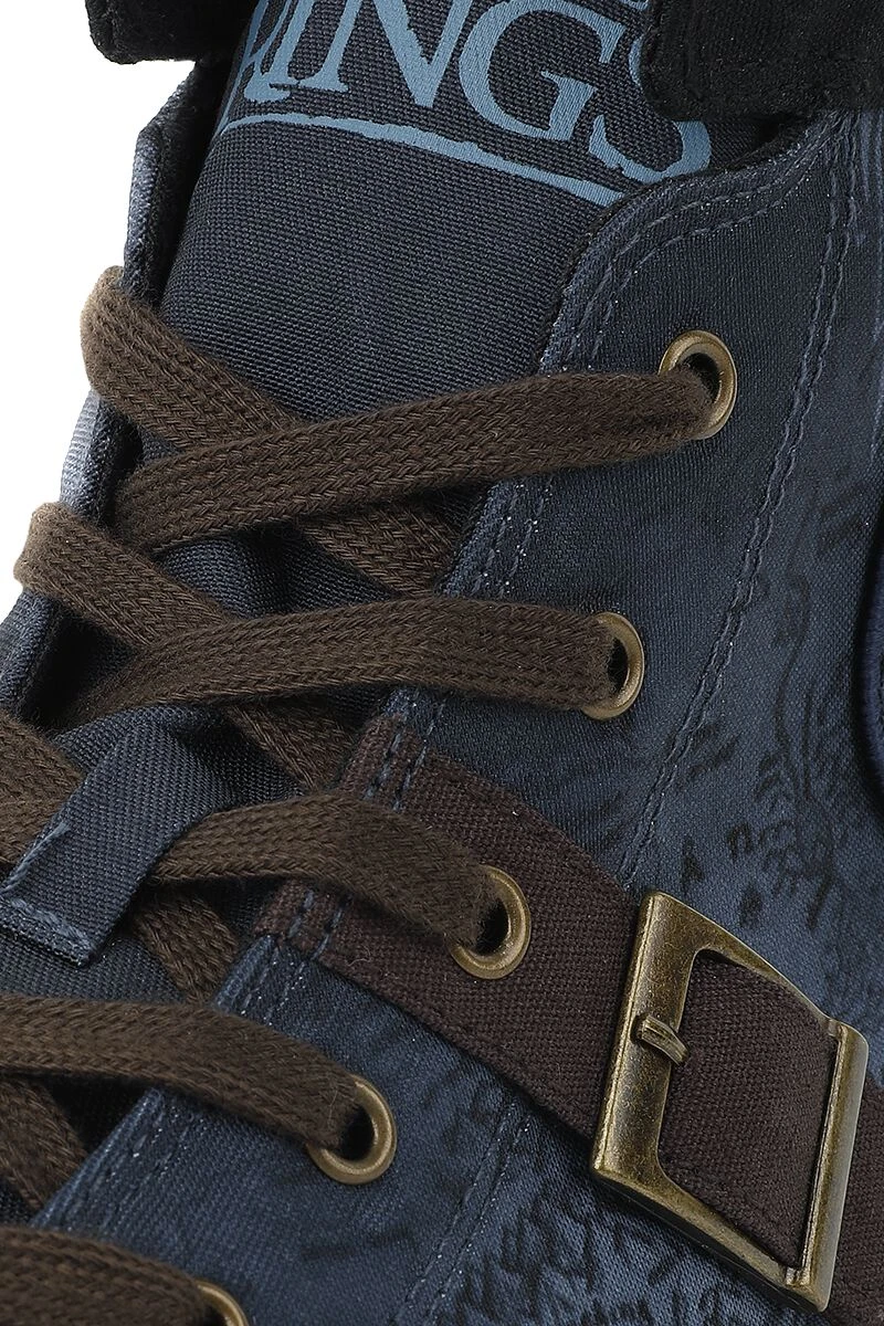 "Rohan Gondor Map" Sneakers High Blue By The Lord Of The Rings 9 "Rohan Gondor Map" Sneakers High Blue By The Lord Of The Rings - Image 7