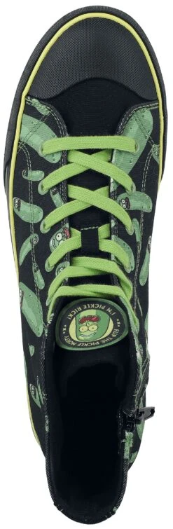 "Pickle Rick" Sneakers High Multicolour By Rick And Morty -Men Fashion Clothing Store 514315a5