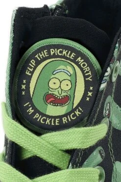 "Pickle Rick" Sneakers High Multicolour By Rick And Morty -Men Fashion Clothing Store 514315d