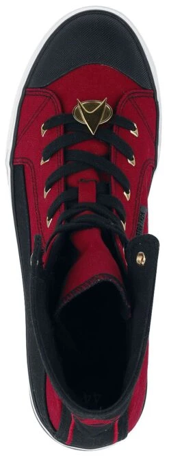 "Full Speed Ahead" Sneakers High Red-black By Star Trek -Men Fashion Clothing Store 514323a5