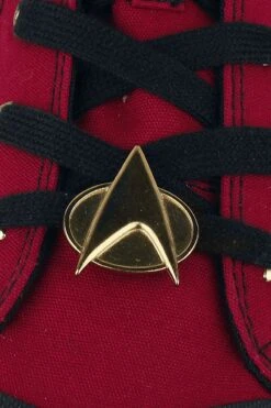 "Full Speed Ahead" Sneakers High Red-black By Star Trek -Men Fashion Clothing Store 514323d