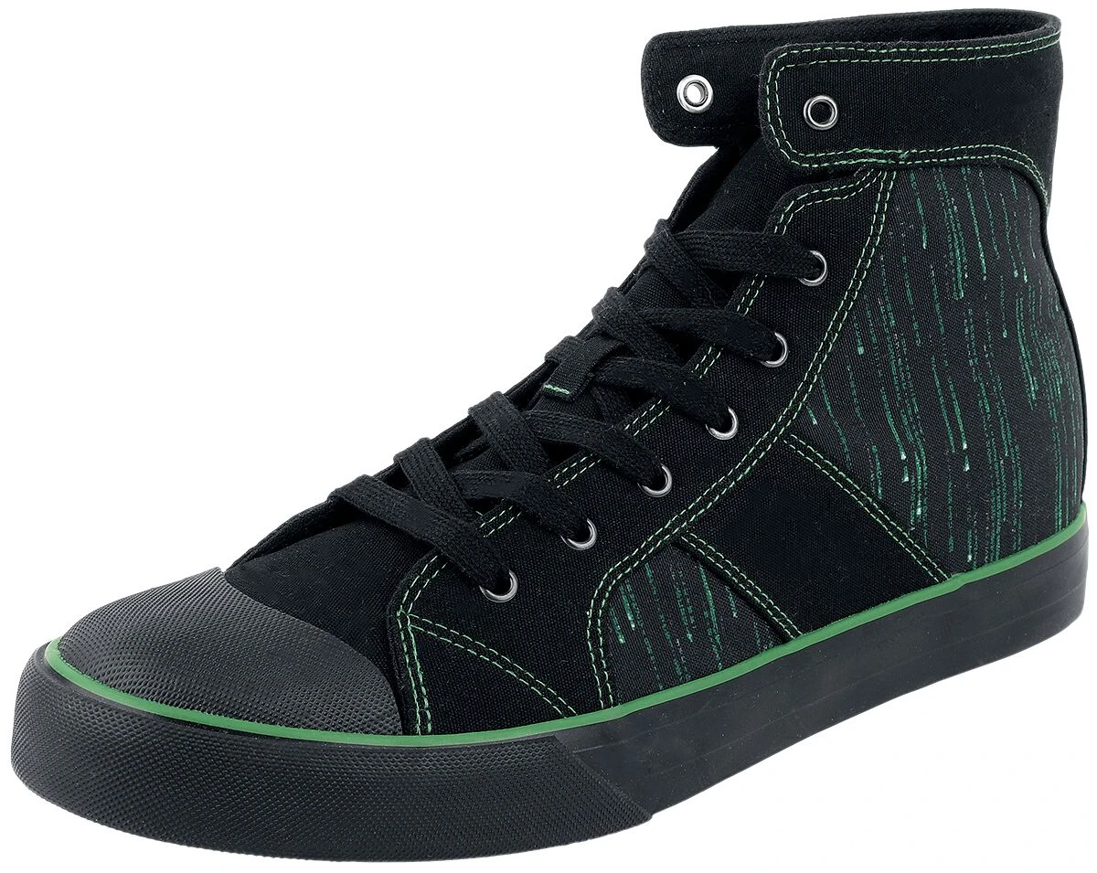 "Code" Sneakers High Black By The Matrix 3 "Code" Sneakers High Black By The Matrix