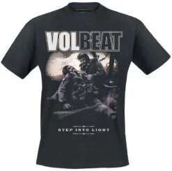 "Step Into Light" T-Shirt Black By Volbeat