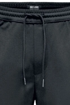 "ONSLinus Cropped Tracksuit Bottoms" Tracksuit Trousers Black By ONLY And SONS -Men Fashion Clothing Store 518095d