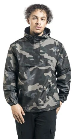 "Summer Windbreaker" Windbreaker Dark Camo By Brandit 10 "Summer Windbreaker" Windbreaker Dark Camo By Brandit -Men Fashion Clothing Store 518232wa