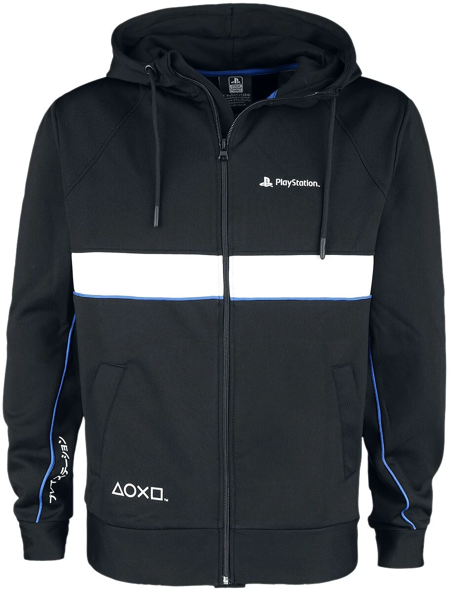 "White Icons" Hooded Zip Black By Playstation 3 "White Icons" Hooded Zip Black By Playstation