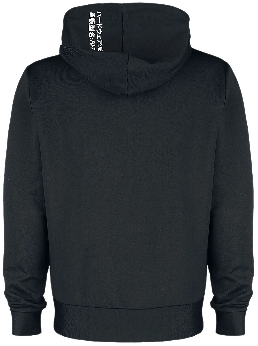 "White Icons" Hooded Zip Black By Playstation 4 "White Icons" Hooded Zip Black By Playstation - Image 2
