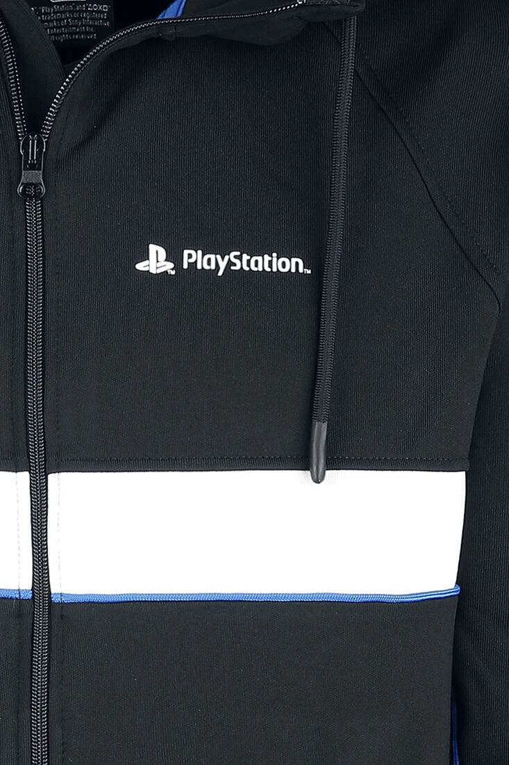 "White Icons" Hooded Zip Black By Playstation 5 "White Icons" Hooded Zip Black By Playstation - Image 3