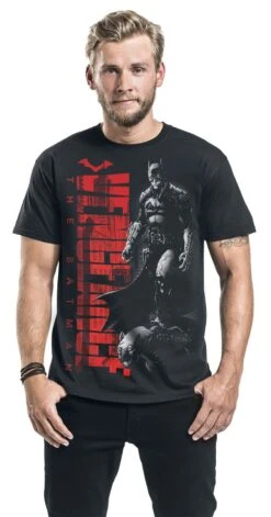 "The Batman - Comic Cover" T-Shirt Black By Batman -Men Fashion Clothing Store 518546wa