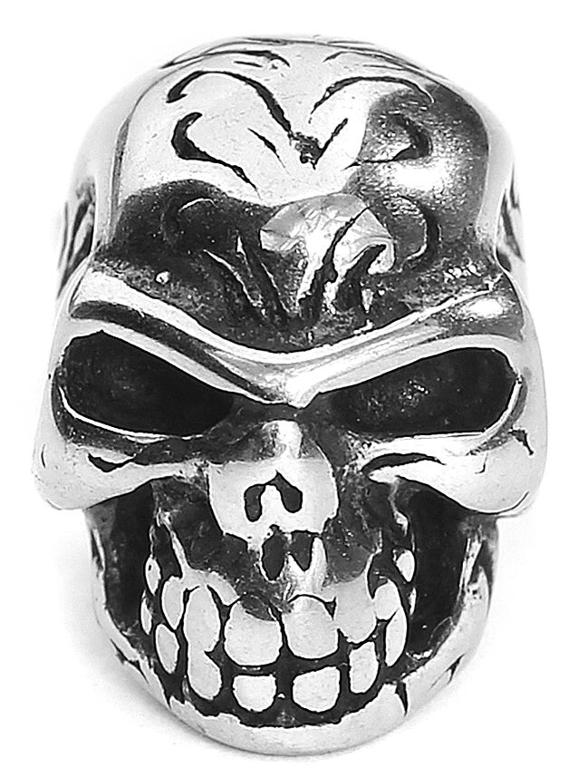 "Tattoo Skull" Earring Set Silver-coloured By EtNox 6 "Tattoo Skull" Earring Set Silver-coloured By EtNox - Image 4