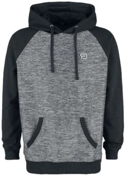 "Raglan Contrast Hoodie" Hooded Sweater Grey-black By RED By EMP