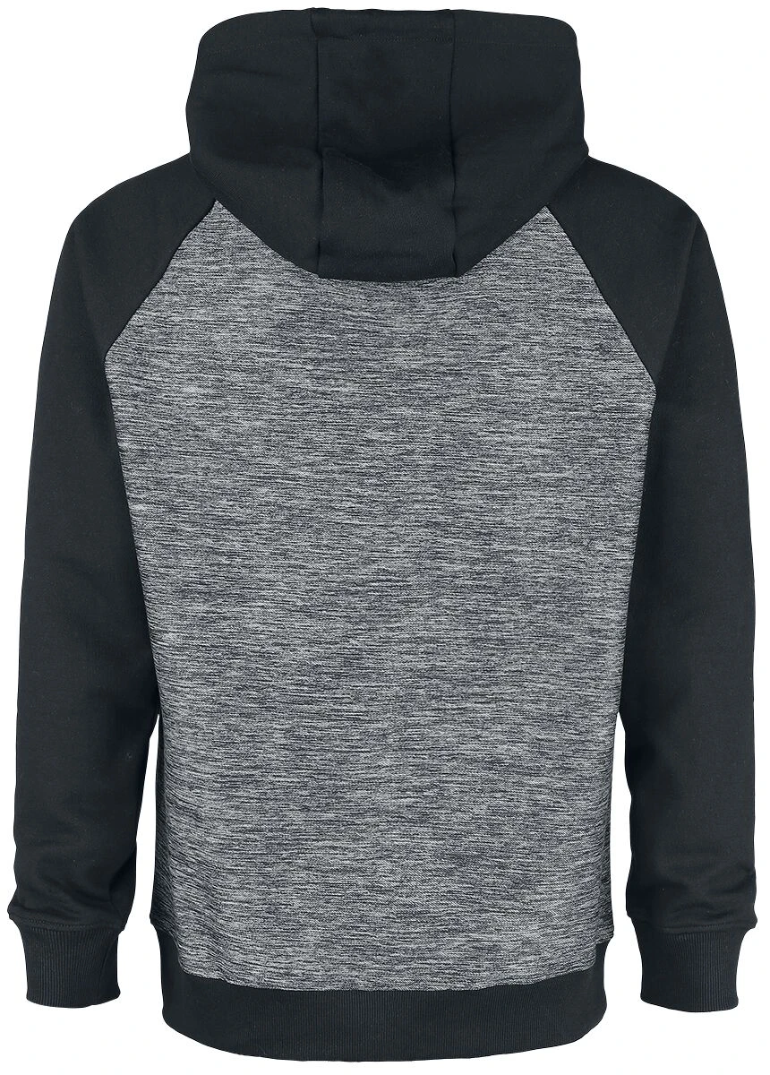 "Raglan Contrast Hoodie" Hooded Sweater Grey-black By RED By EMP 4 "Raglan Contrast Hoodie" Hooded Sweater Grey-black By RED By EMP - Image 2