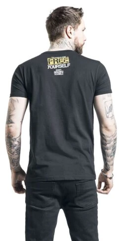 "Don't Fuck Up The World - Black T-shirt With Print" T-Shirt Black By EMP Special Collection 13 "Don't Fuck Up The World - Black T-shirt With Print" T-Shirt Black By EMP Special Collection -Men Fashion Clothing Store 519529wb