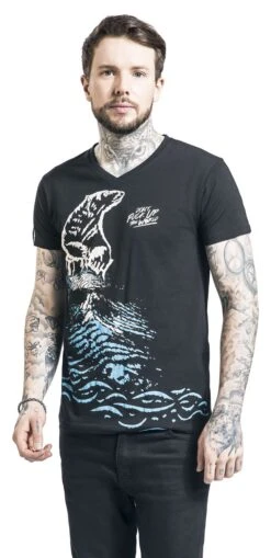 "Don't Fuck Up The World - Black T-shirt With Print" T-Shirt Black By EMP Special Collection 11 "Don't Fuck Up The World - Black T-shirt With Print" T-Shirt Black By EMP Special Collection -Men Fashion Clothing Store 519535wa