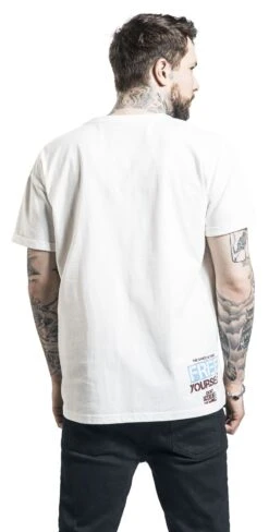 "Don't Fuck Up The World - White T-shirt With Print" T-Shirt White By EMP Special Collection 15 "Don't Fuck Up The World - White T-shirt With Print" T-Shirt White By EMP Special Collection -Men Fashion Clothing Store 519539wb