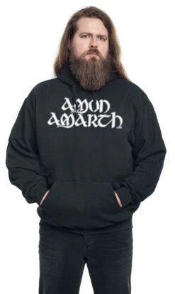 "Put Your Back Into The Oar" Hooded Sweater Black By Amon Amarth -Men Fashion Clothing Store 520034wa