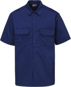 "Aiden" Short-sleeved Shirt Navy By Forplay