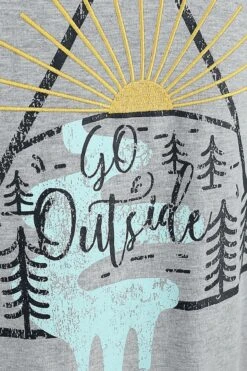 "Long-sleeved Shirt With Forest Print" Long-sleeve Shirt Mottled Grey By RED By EMP -Men Fashion Clothing Store 520246d