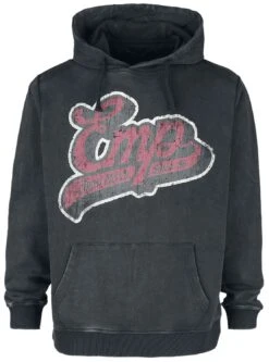 "Hoodie With Vintage EMP Logo" Hooded Sweater Black By EMP Stage Collection