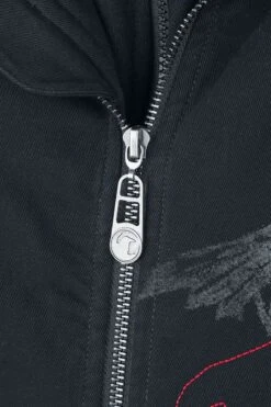 "Between-seasons Jacket With Raven Print" Between-seasons Jacket Black By Black Premium By EMP 12 "Between-seasons Jacket With Raven Print" Between-seasons Jacket Black By Black Premium By EMP -Men Fashion Clothing Store 521348d