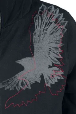 "Between-seasons Jacket With Raven Print" Between-seasons Jacket Black By Black Premium By EMP 13 "Between-seasons Jacket With Raven Print" Between-seasons Jacket Black By Black Premium By EMP -Men Fashion Clothing Store 521348d2