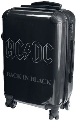 "Rocksax - Back In Black" Travelling Bag Black-white By AC/DC