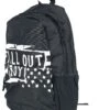 "Rocksax - Flag" Backpack Black-white By Fall Out Boy 1 "Rocksax - Flag" Backpack Black-white By Fall Out Boy -Men Fashion Clothing Store 521363a