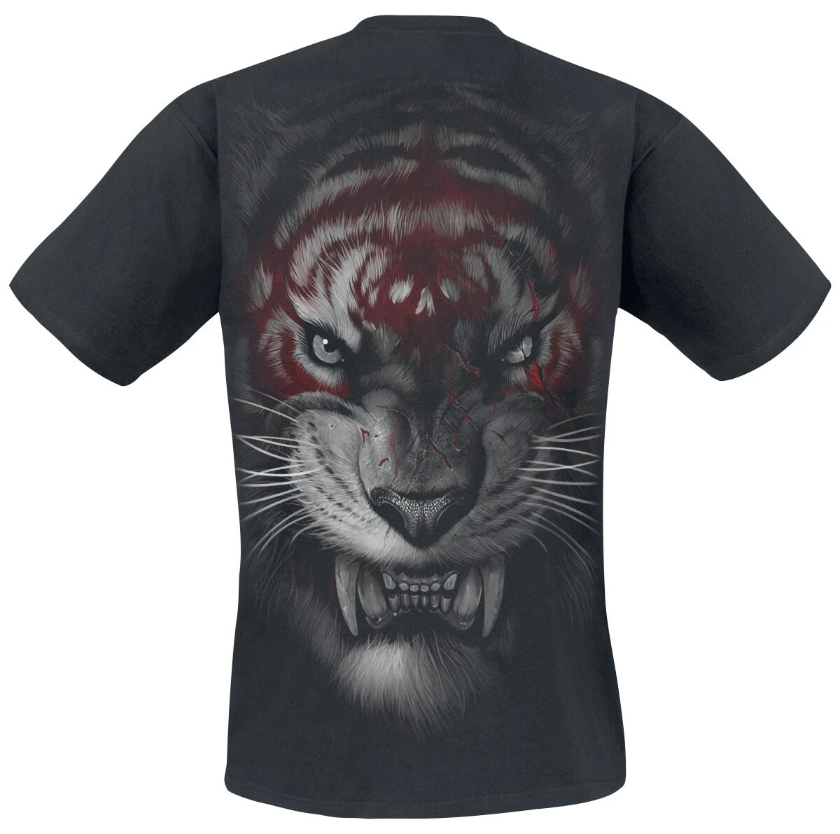 "Mark Of The Tiger" T-Shirt Black By Spiral 4 "Mark Of The Tiger" T-Shirt Black By Spiral - Image 2