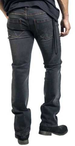 "Johnny" Jeans Black By Black Premium By EMP -Men Fashion Clothing Store 521513wb