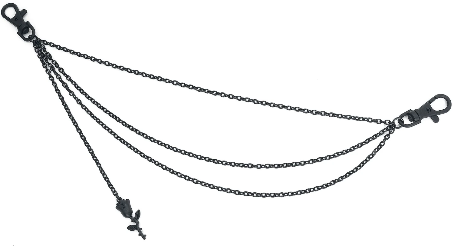 "Rose" Wallet Chain Black By Black Premium By EMP 3 "Rose" Wallet Chain Black By Black Premium By EMP