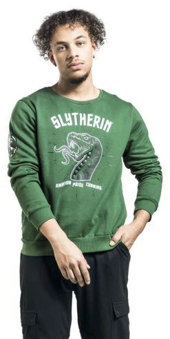 "Slytherin" Sweatshirt Green By Harry Potter 9 "Slytherin" Sweatshirt Green By Harry Potter -Men Fashion Clothing Store 523127wa