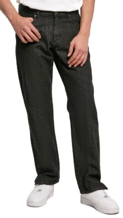 "Straight Slit Jeans" Jeans Black By Urban Classics -Men Fashion Clothing Store 523540wd