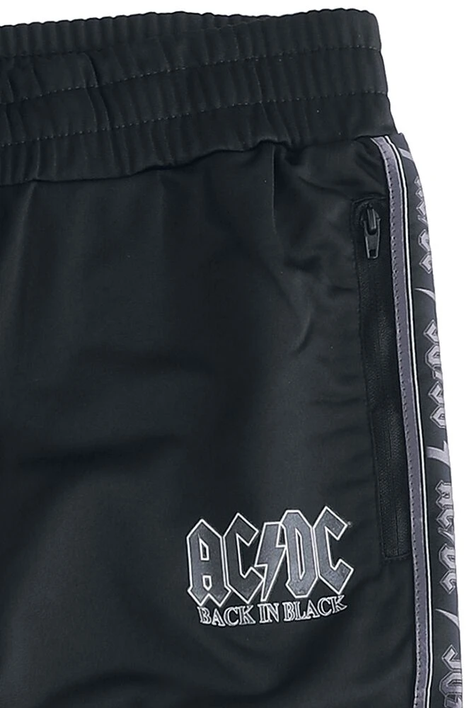 "Amplified Collection - Mens Tricot Track Bottoms" Tracksuit Trousers Black By AC/DC 5 "Amplified Collection - Mens Tricot Track Bottoms" Tracksuit Trousers Black By AC/DC - Image 3