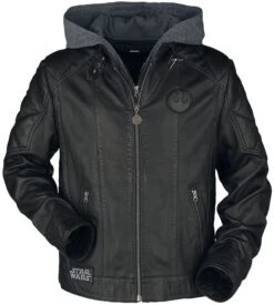 "Classic" Leather Jacket Black By Star Wars