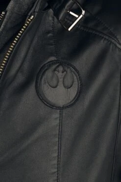 "Classic" Leather Jacket Black By Star Wars -Men Fashion Clothing Store 523685d3