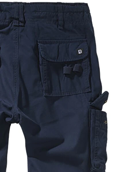 "Pure Vintage Trouser Slim" Cloth Trousers Navy By Brandit 5 "Pure Vintage Trouser Slim" Cloth Trousers Navy By Brandit - Image 3