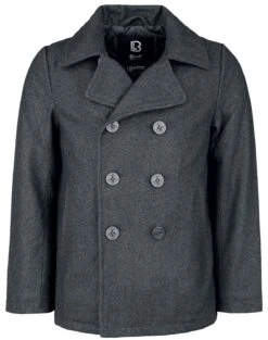 "Pea Coat" Uniform Jacket Anthracite By Brandit
