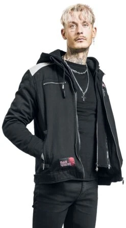 "EMP Signature Collection" Winter Jacket Black By Iron Maiden 20 "EMP Signature Collection" Winter Jacket Black By Iron Maiden -Men Fashion Clothing Store 524676wa