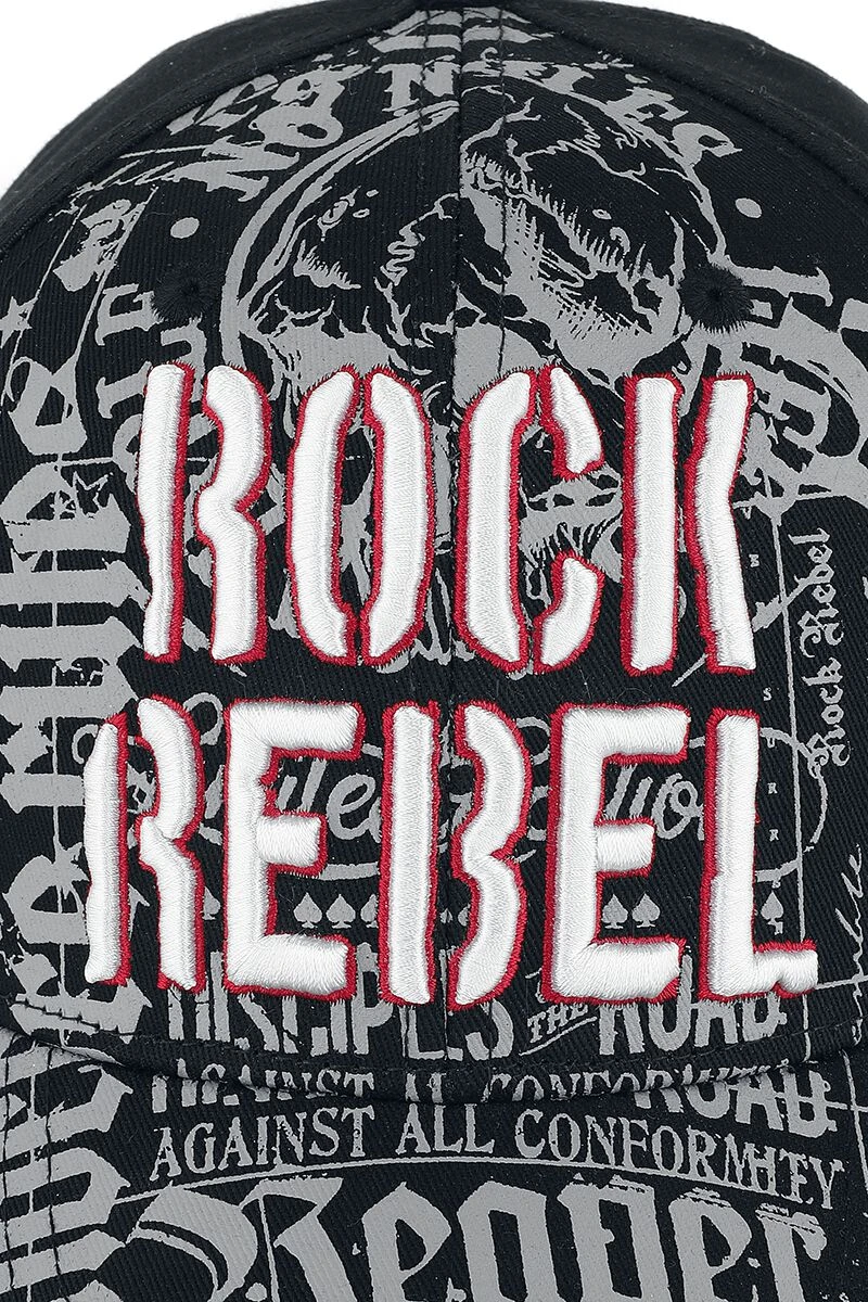 "Baseball Cap" Cap Black By Rock Rebel By EMP 6 "Baseball Cap" Cap Black By Rock Rebel By EMP - Image 4